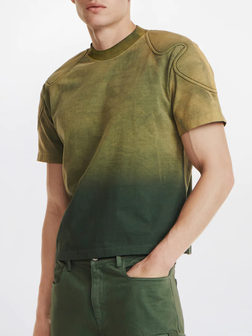 SUNFADE PADDED TEE - MILITARY GREEN