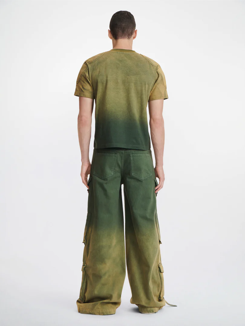 SUNFADE PADDED TEE - MILITARY GREEN