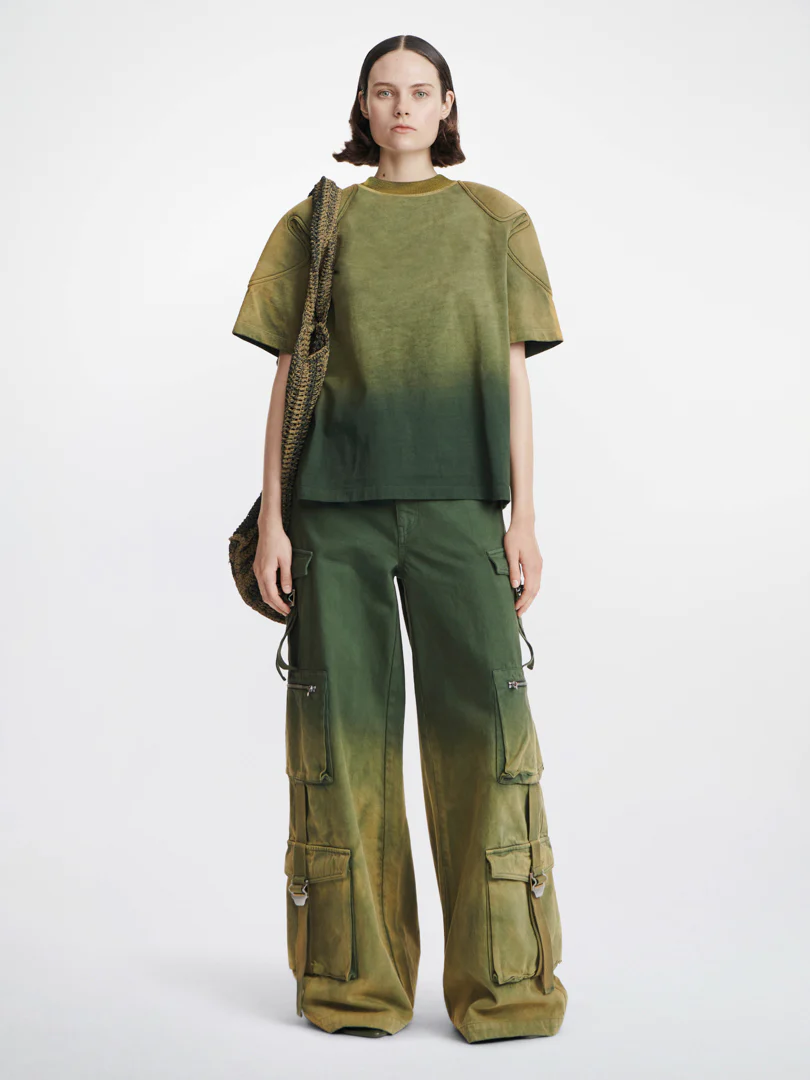 SUNFADE PADDED TEE - MILITARY GREEN