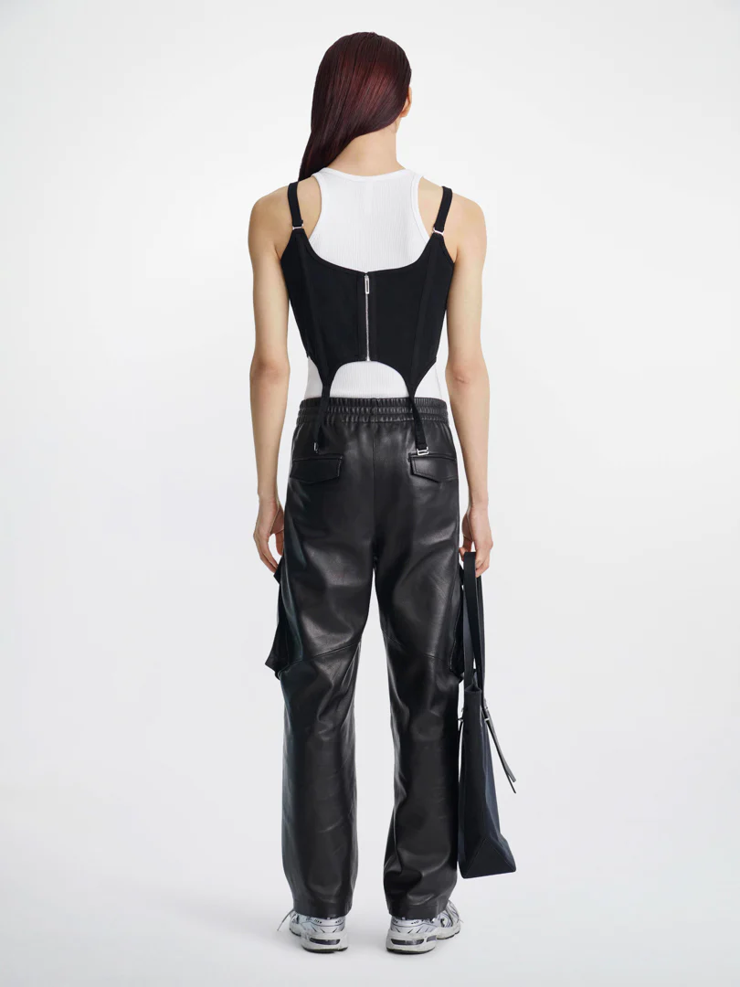 COMBAT CORSET TANK - BLACK