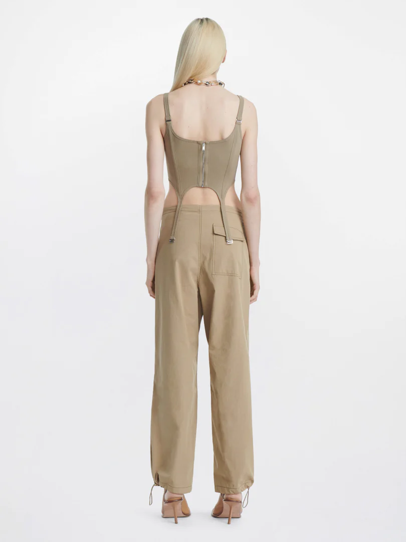 COMBAT CORSET TANK - KHAKI