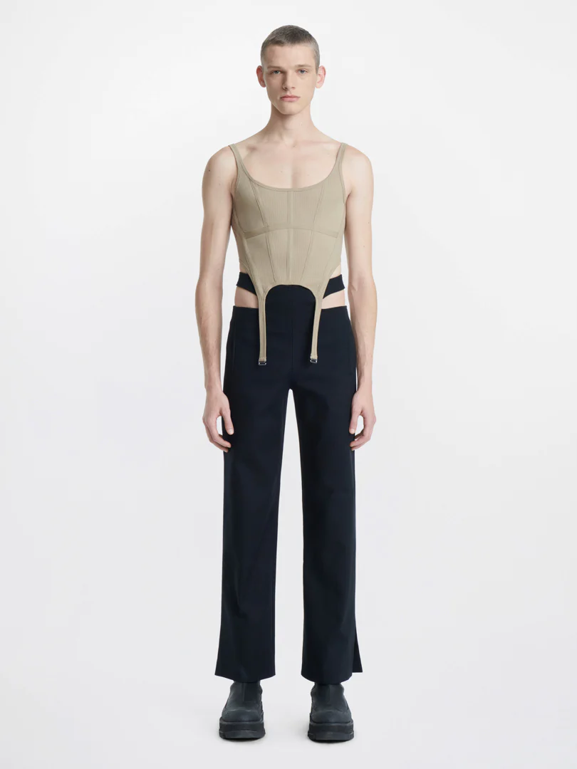 COMBAT CORSET TANK - KHAKI