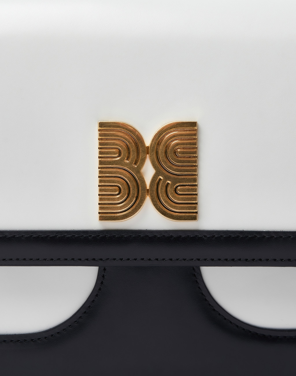 HESTIA Square Bag - Ivory/Black