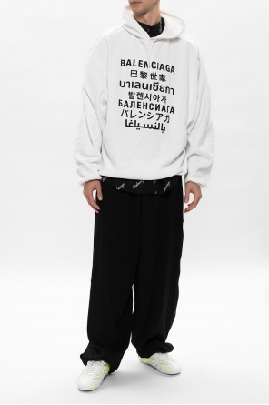 BALENCIAGA WHITE ‘DRIVE’ SNEAKERS