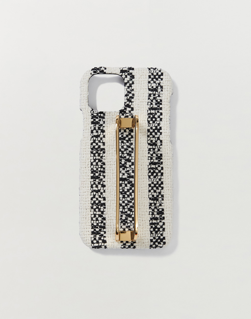 Phone Case Liney Ivory/Black Stripe 