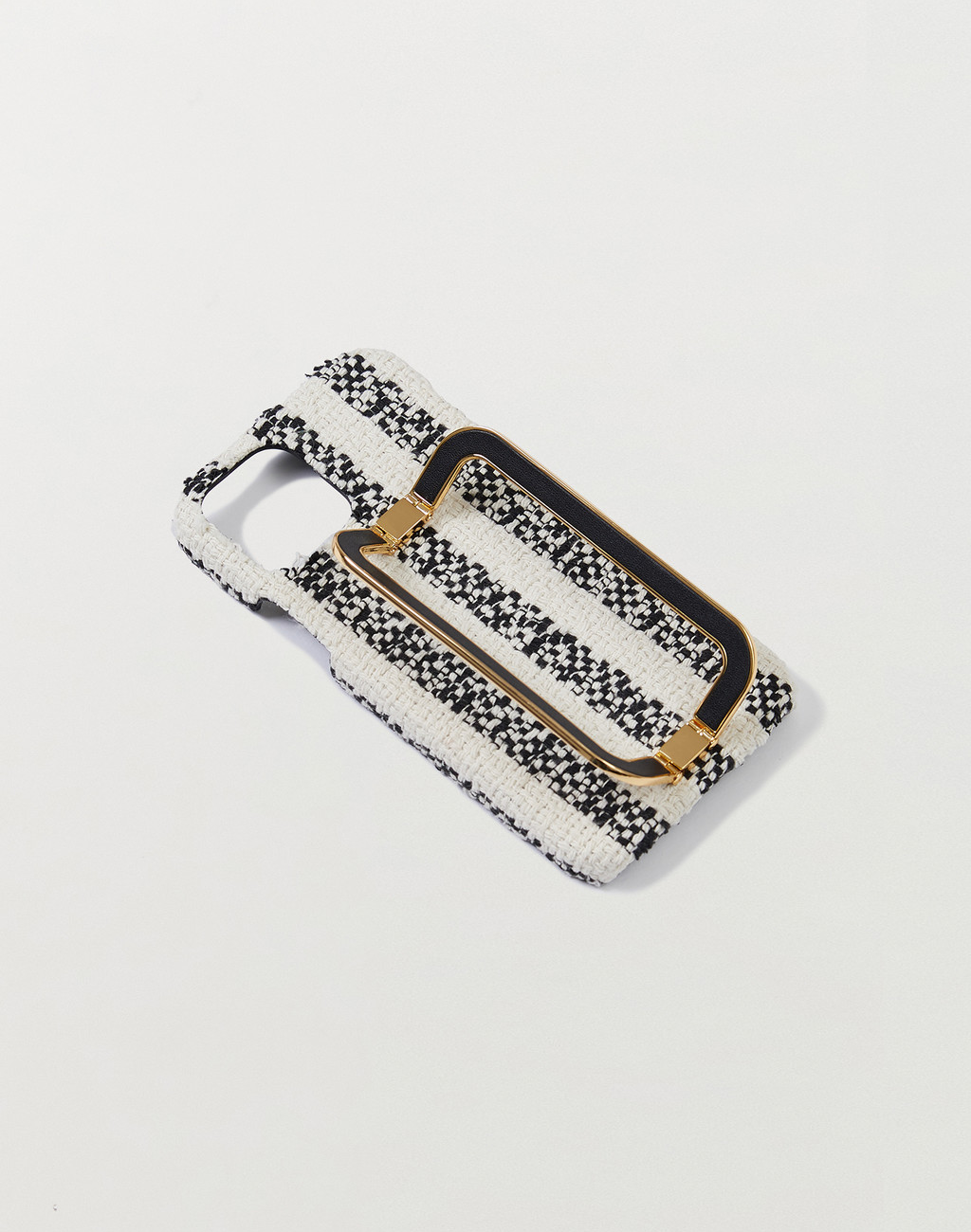 Phone Case Liney Ivory/Black Stripe 