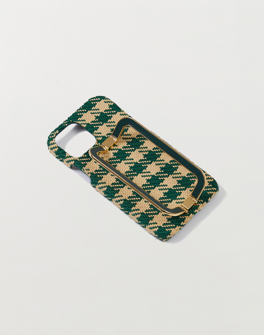 Phone Case Green/Beige Check