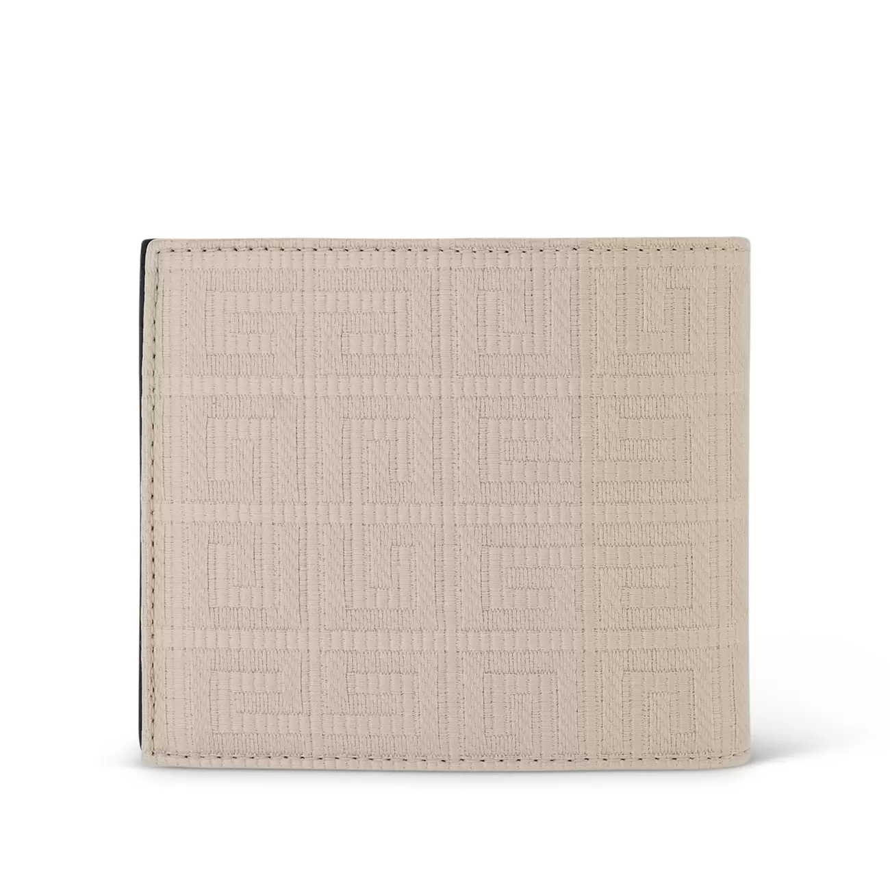 4G Jacquard Coated 8CC Billfold in Natural Beige