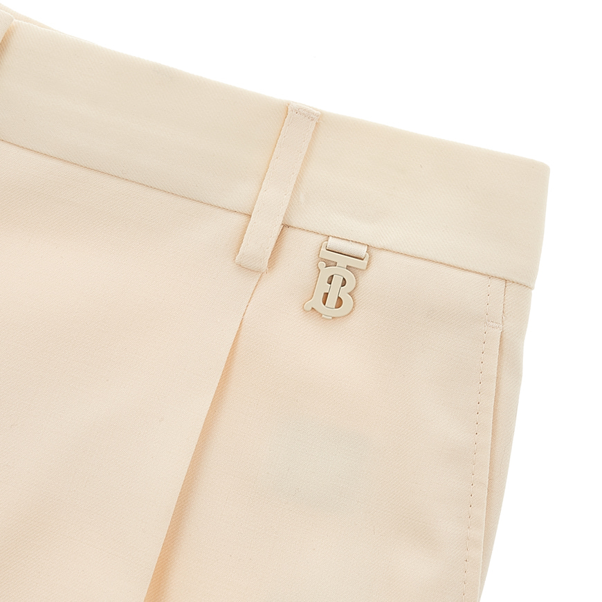 Monogram Motif Wool Tailored Shorts