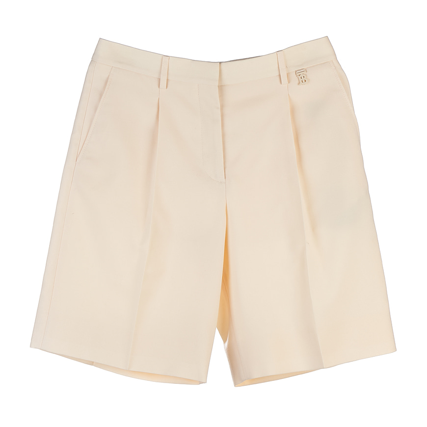Monogram Motif Wool Tailored Shorts