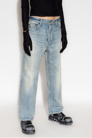 HIGH-WAISTED CROPPED JEANS