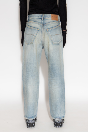 HIGH-WAISTED CROPPED JEANS