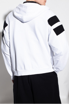 WHITE ZIP-UP HOODIE