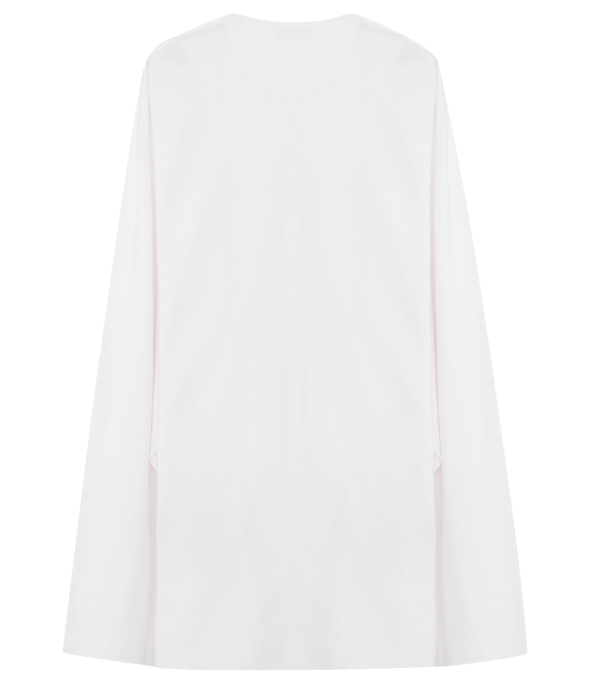 white logo-print long-sleeve T-shirt 