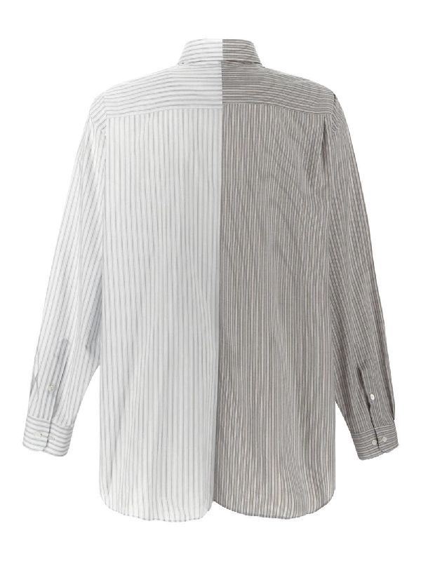 Pinstripe Bi-color Shirt