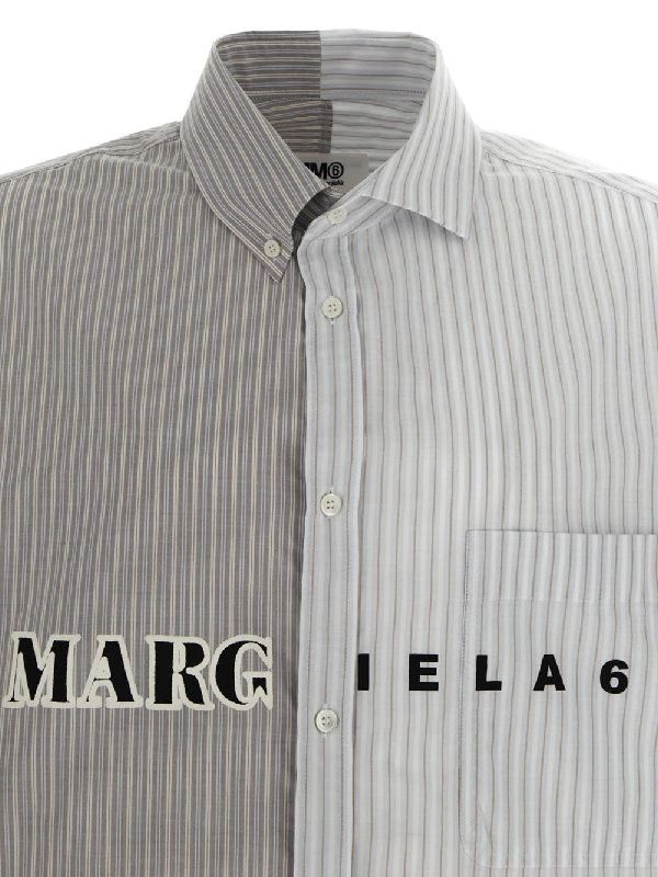 Pinstripe Bi-color Shirt