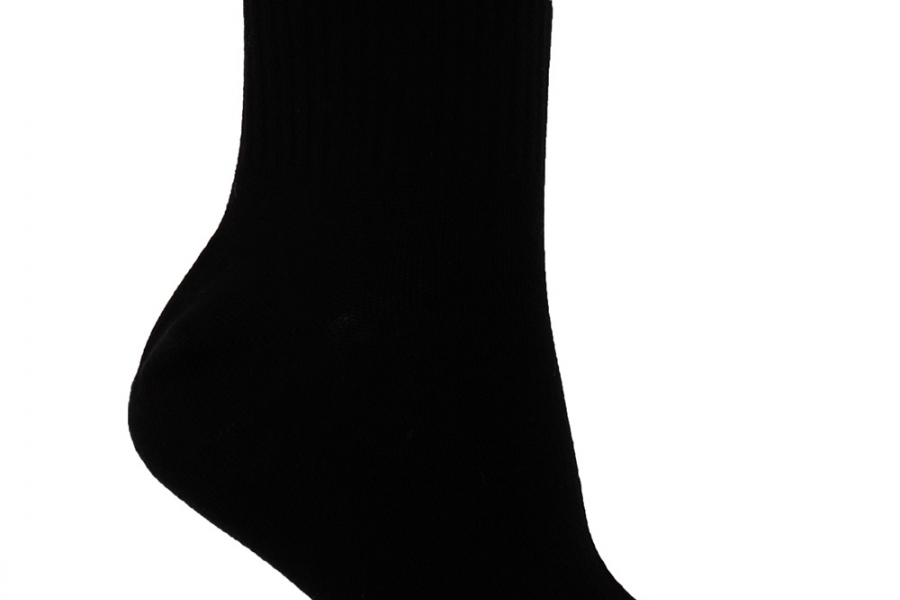 MM6 MAISON MARGIELA BLACK SOCKS WITH LOGO