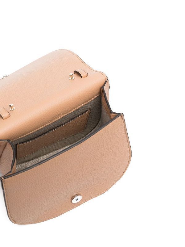 Leather Alphabet Crossbody Bag