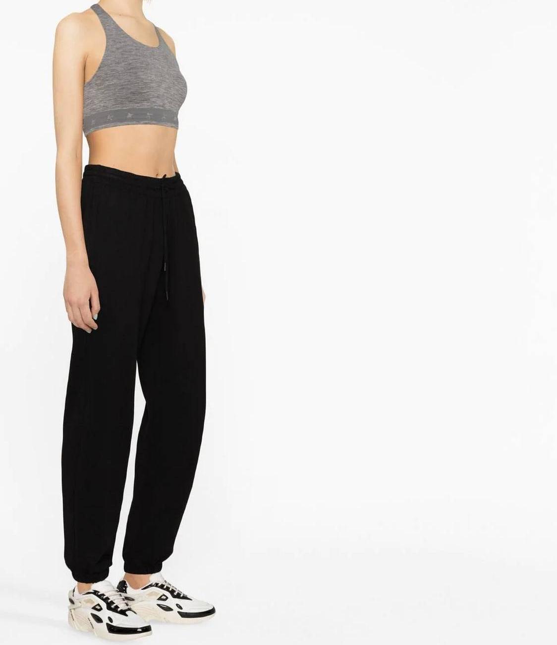 Gray melange athletic top