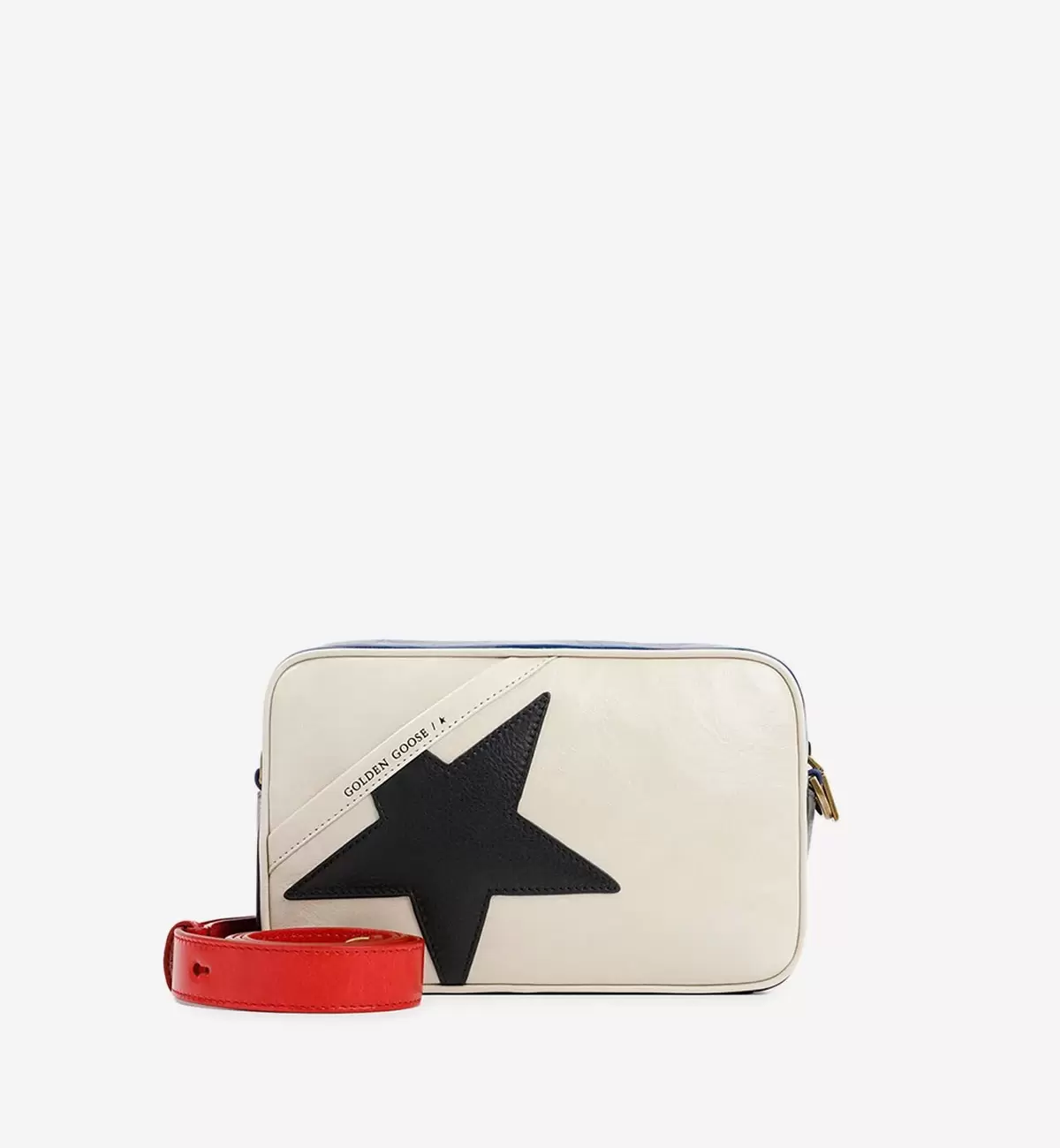 STAR LOGO SHOULDER BAG IN CALF LEATHER