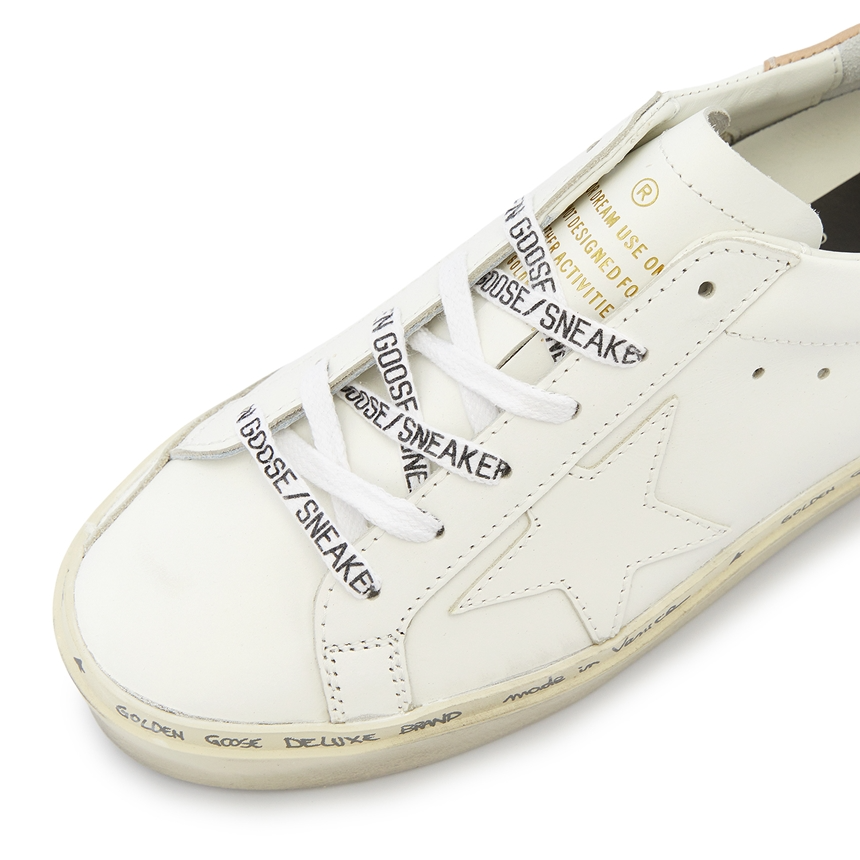 High Star Sneakers White Leather Star