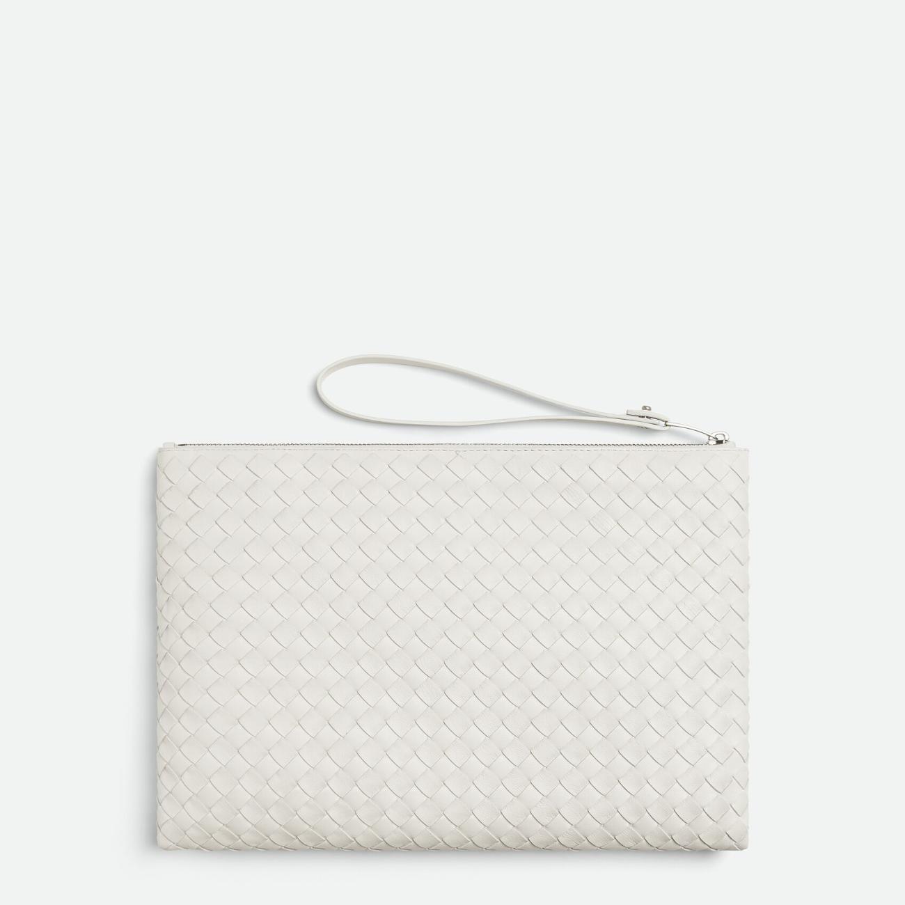 Medium Intrecciato Flat Pouch 