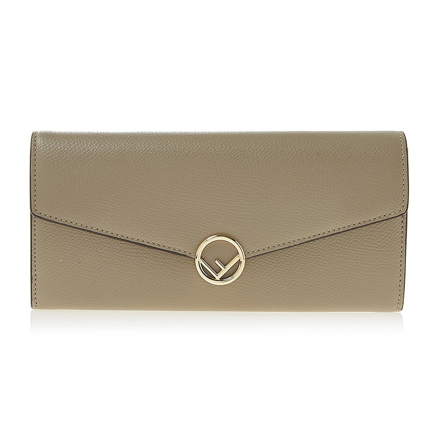 Continental Beige leather wallet