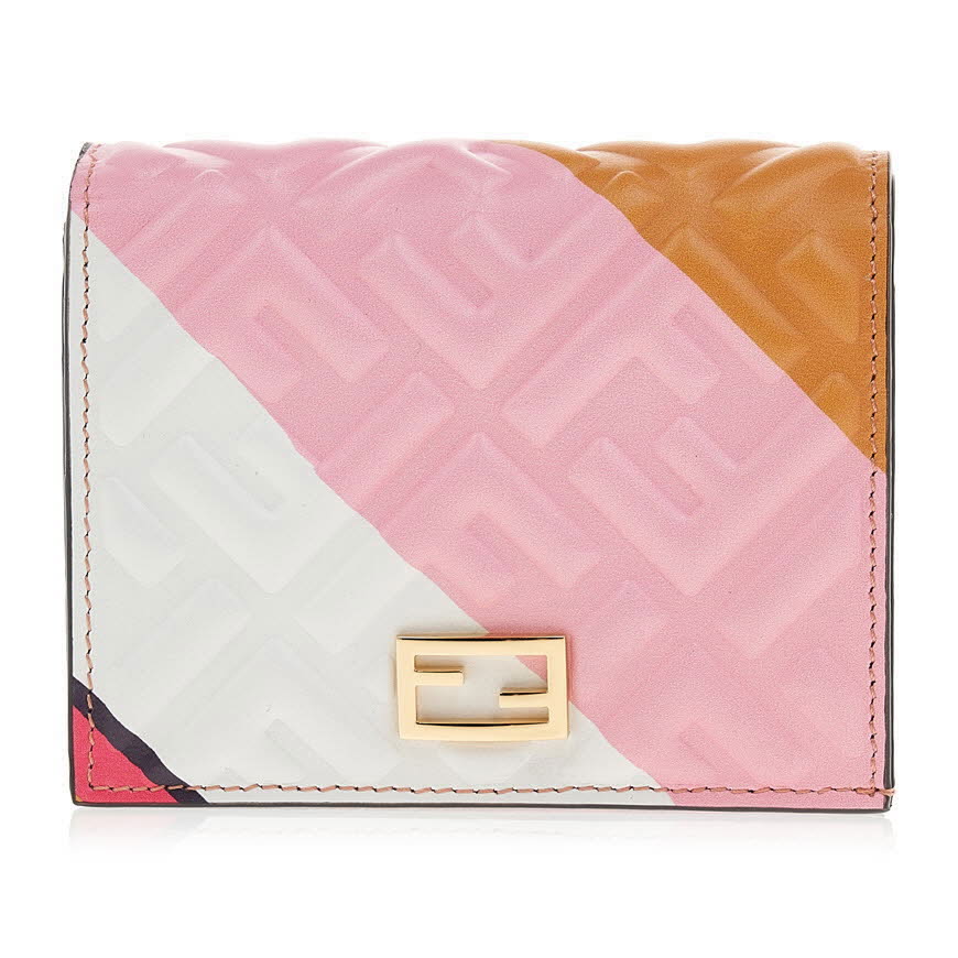 Small Wallet White nappa leather wallet