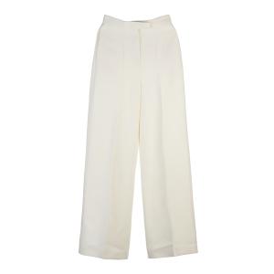 Pants White wool and silk pants