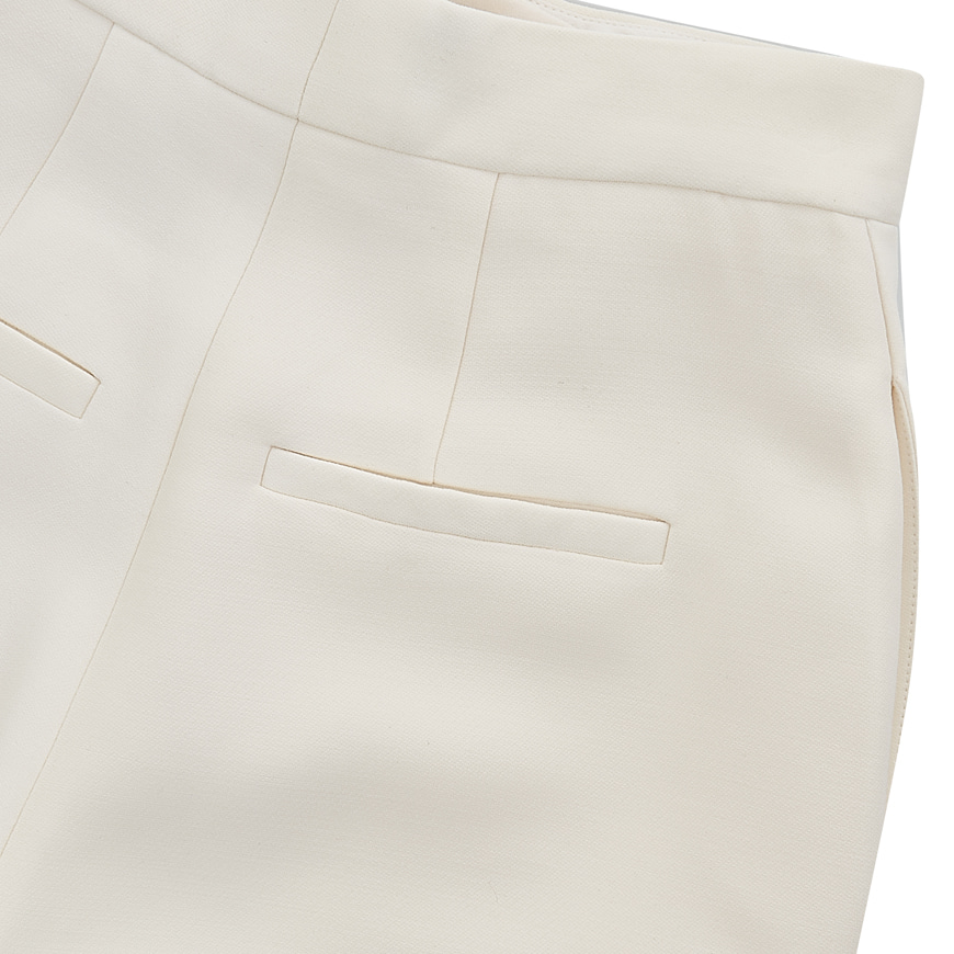 Pants White wool and silk pants