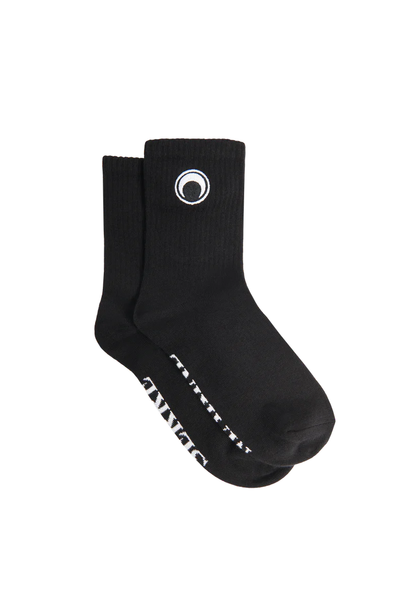 EMBROIDERED OLYMPIC SOCKS - Black