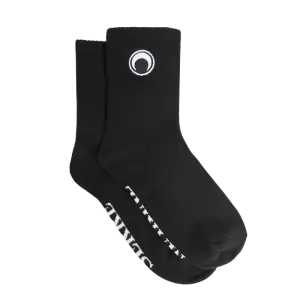 EMBROIDERED OLYMPIC SOCKS - Black