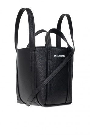 BALENCIAGA BLACK ‘EVERYDAY NORTH-SOUTH XS’ SHOPPER BAG