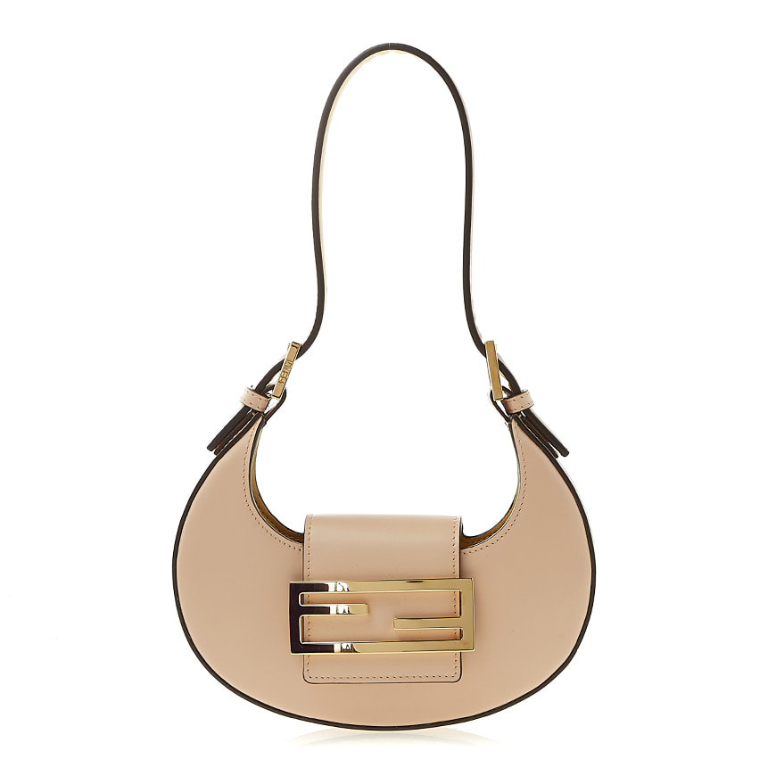 Fendi Cookie Pale pink leather mini bag