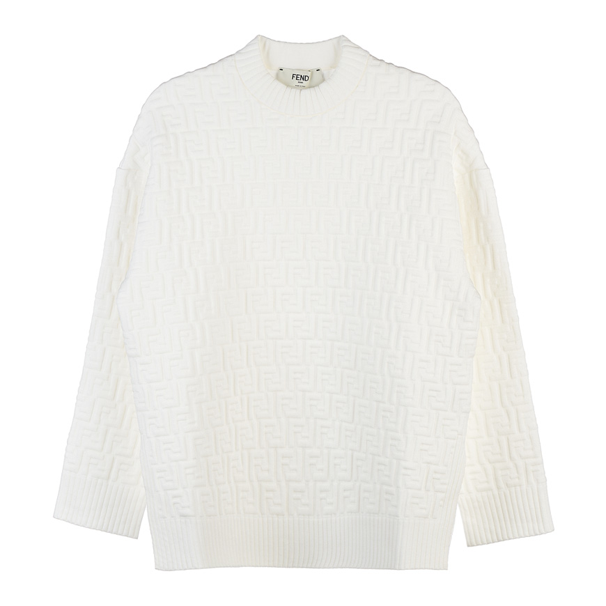 Pullover White viscose jumper