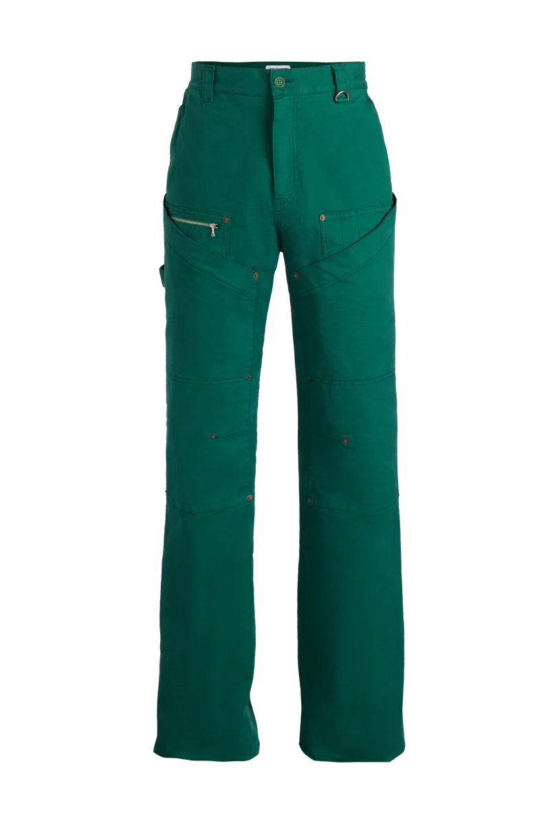 WORKWEAR G. DYE EVERGREEN PANTS IN EVERGREEN