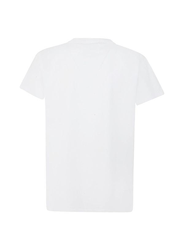 NUMBERING LOGO PRINTED COTTON T-SHIRT