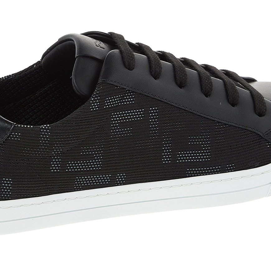 Sneakers Black fabric low-tops