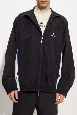 BALENCIAGA BLACK JACKET WITH LOGO
