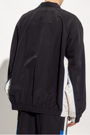 BALENCIAGA BLACK JACKET WITH LOGO