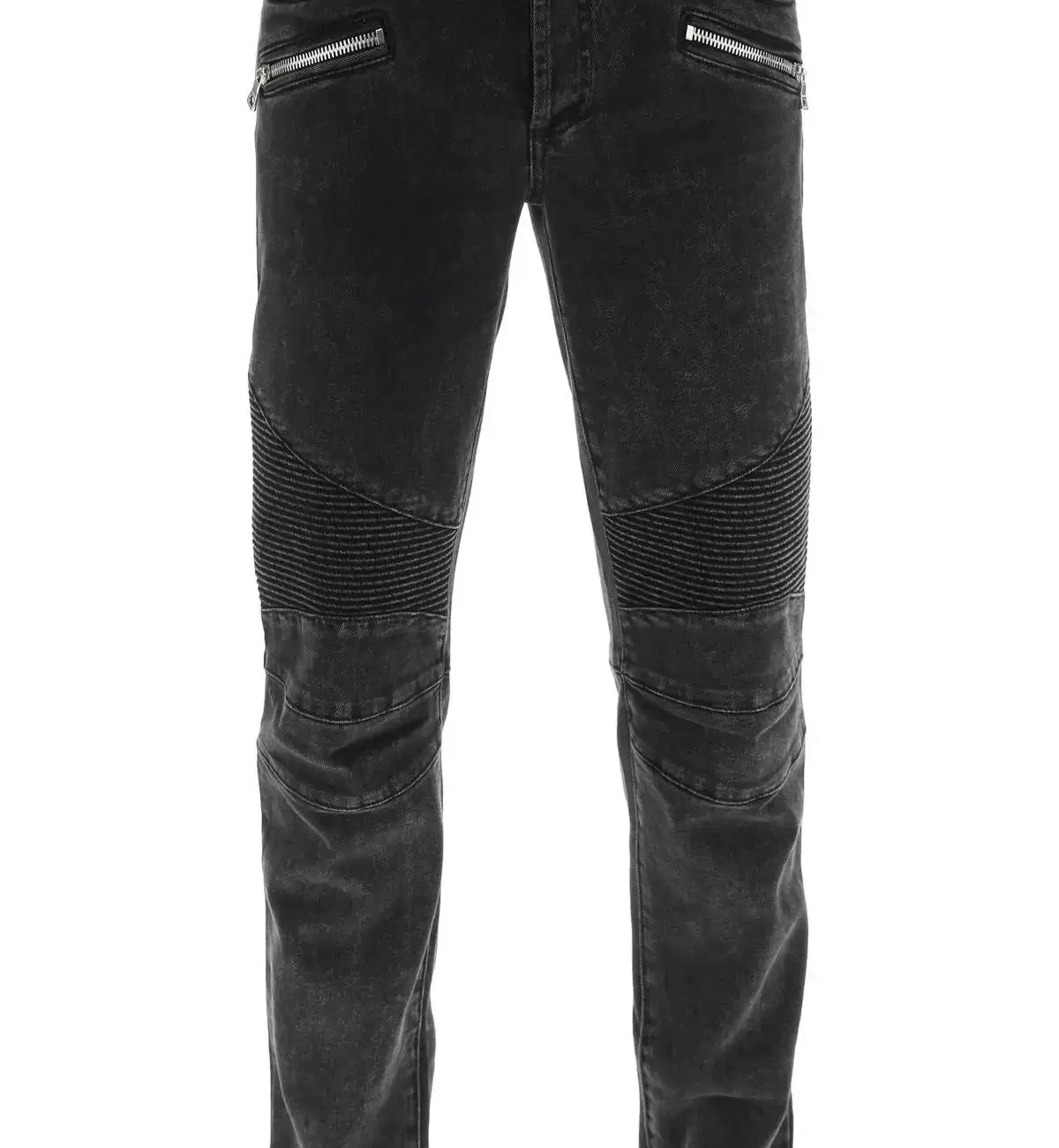 TAPERED BIKER JEANS BALMAIN