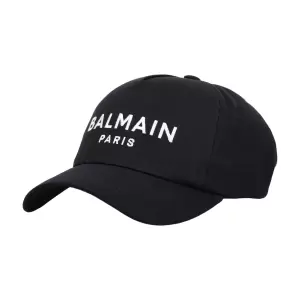 Balmain Logo Embroidered Baseball Cap