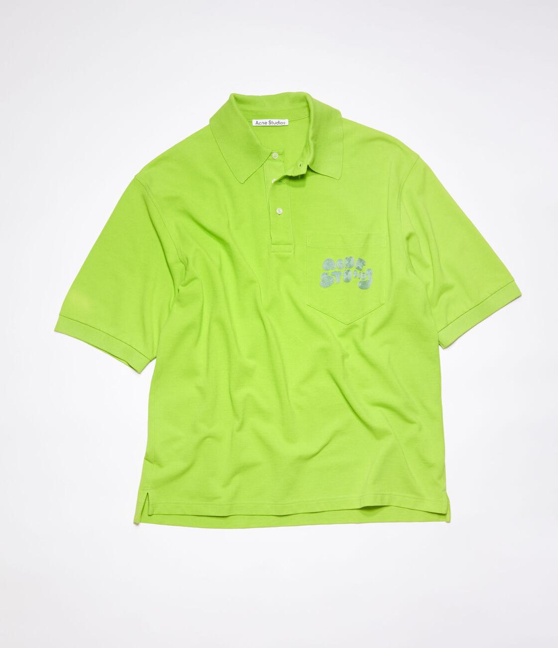 LOGO POLO T-SHIRT Lime green