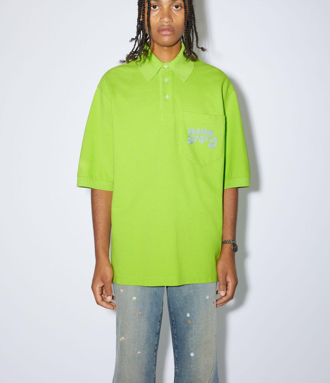 LOGO POLO T-SHIRT Lime green