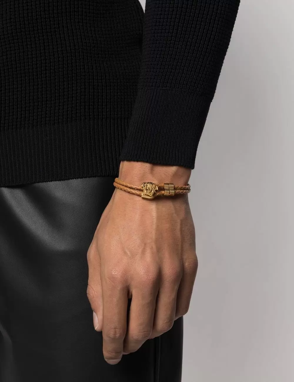 Versace Medusa Head brown bracelet