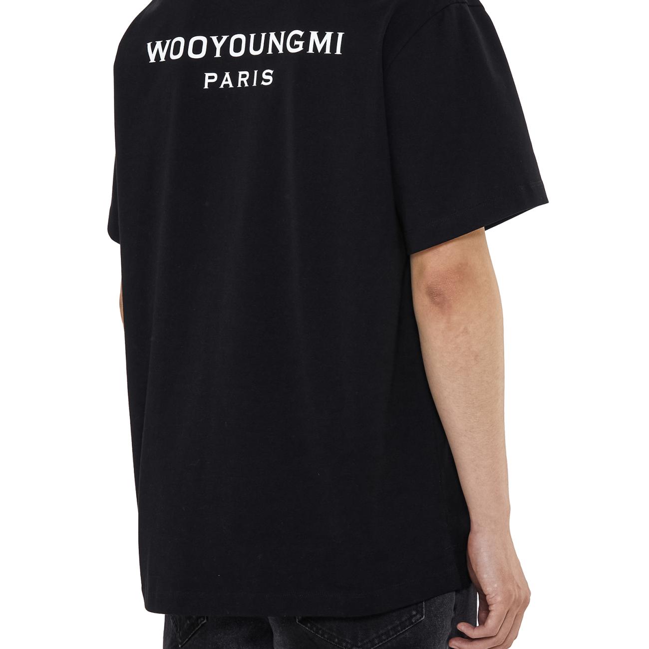 Cotton Backlogo T-shirt in Black