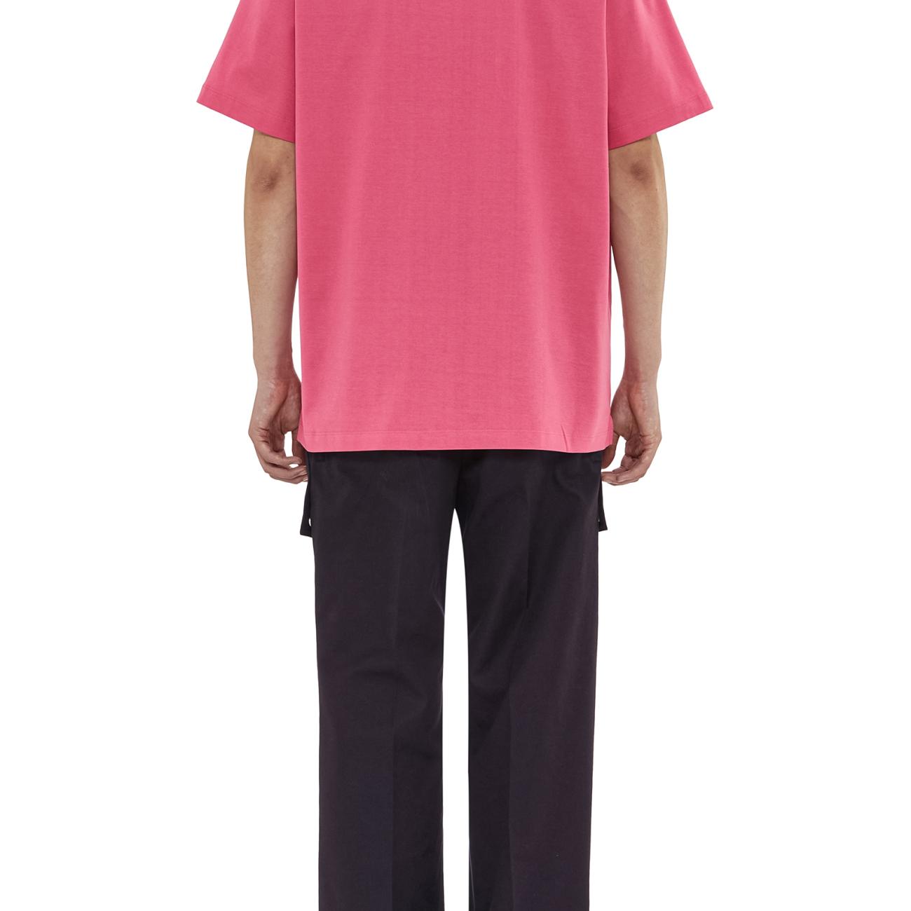   Pink Cotton Backlogo T-shirt