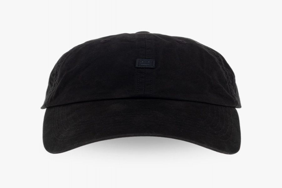 ACNE STUDIOS BLACK BASEBALL CAP