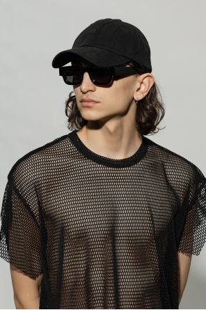 ACNE STUDIOS BLACK BASEBALL CAP