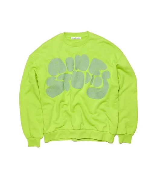 Acne Studios Graphic Logo Printed Crewneck Sweater